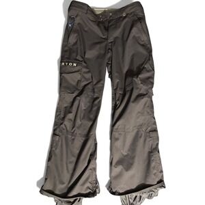 Burton Dryride Snowboard Pants Mens Small Black Cargo Ski Winter Vented